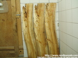 3pcs. Spalted Alder