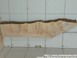 Burl board - vertical grain